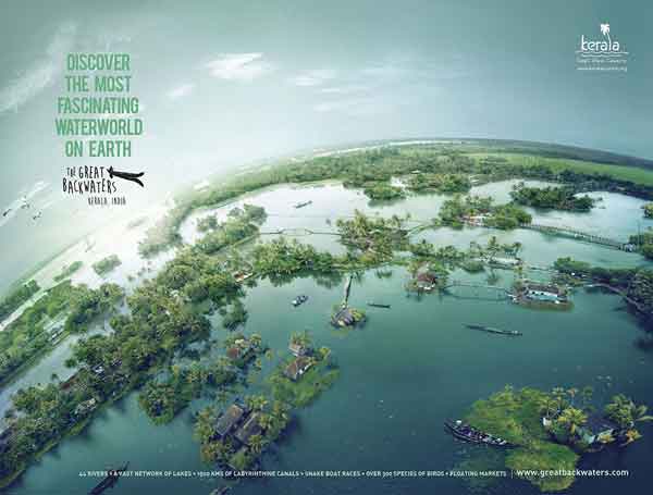 backwater tourism kerala india